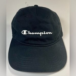 NWT Champion Ameritage Dad Adjustable Cap, Black/White